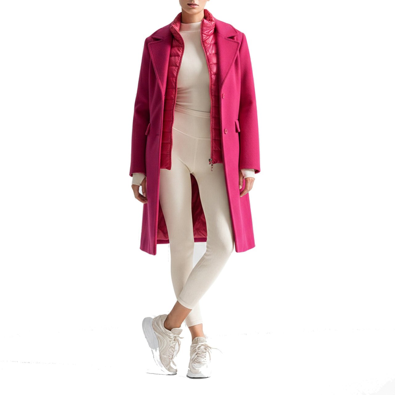 HERNO Cashmere Coat Roze