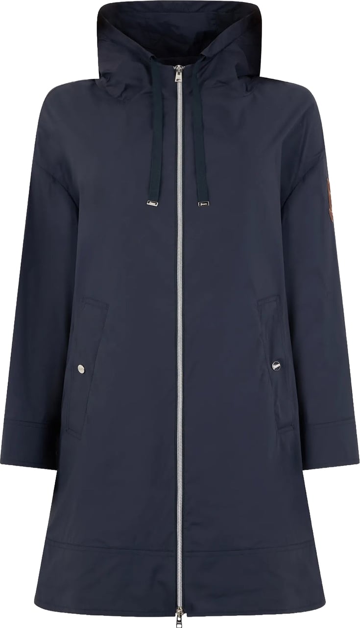 Herno Lightweight Parka Coat Blauw
