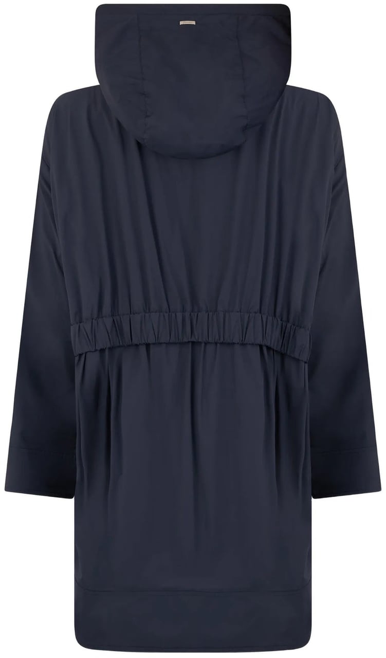 Herno Lightweight Parka Coat Blauw