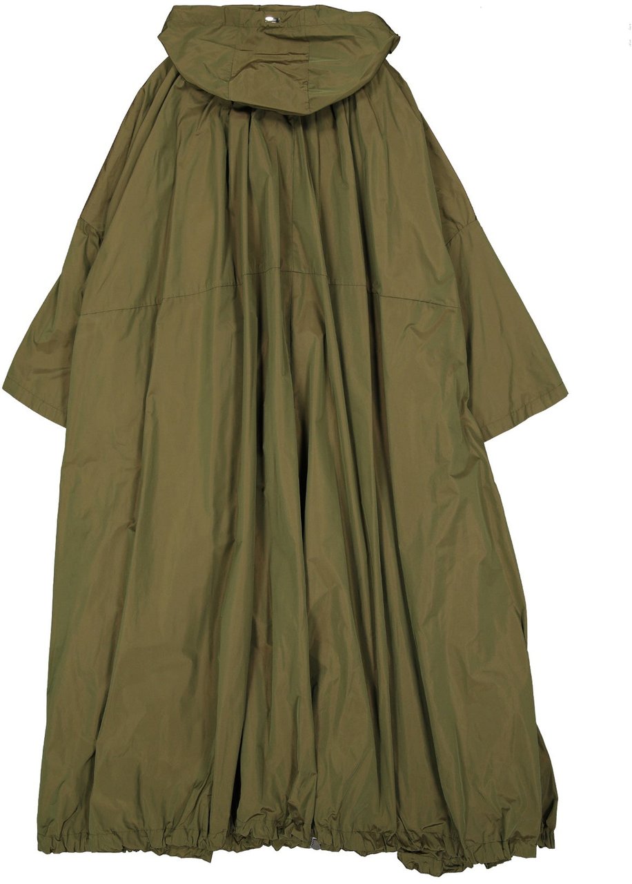 Herno Oversized Hooded Coat Groen
