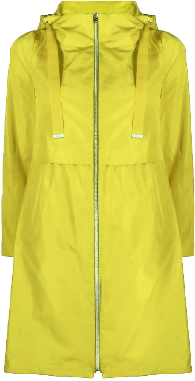 Herno Lightweight Parka Coat Geel