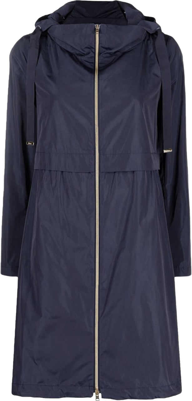 Herno Lightweight Parka Coat Blauw