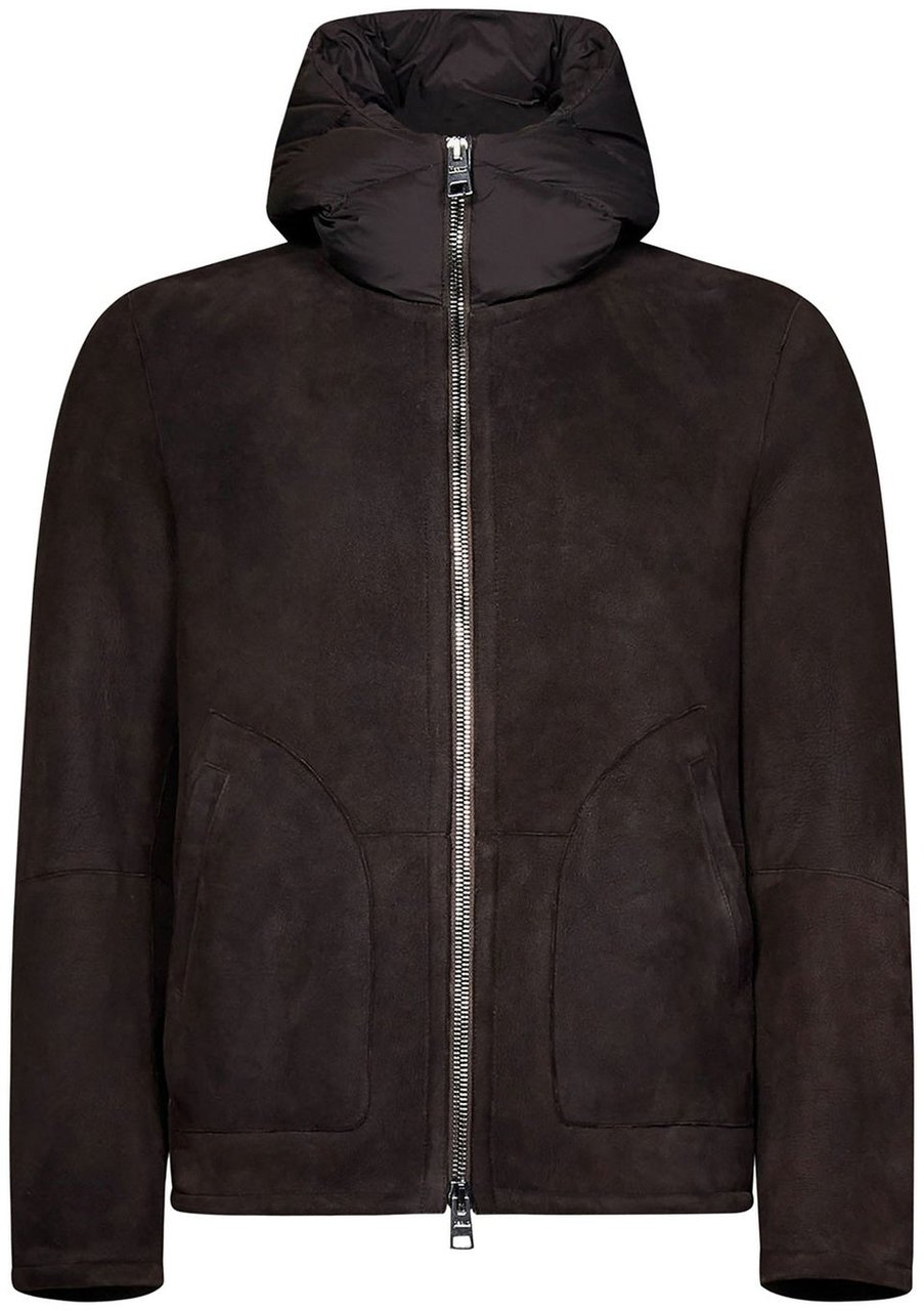 HERNO Shearling Jacket Bruin