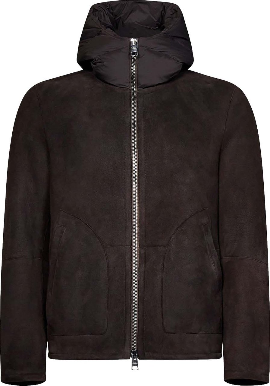 HERNO Shearling Jacket Bruin