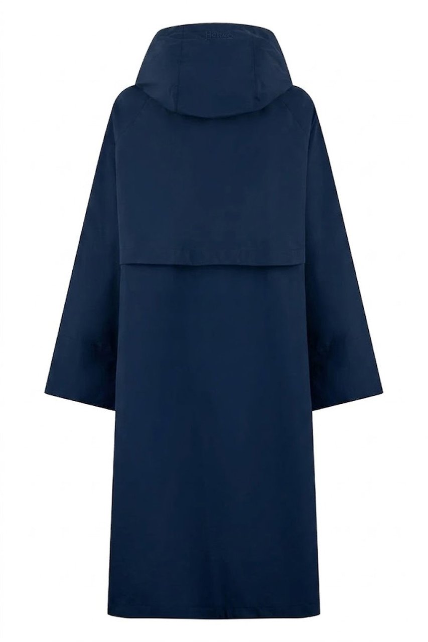 Herno Long Trench Coat Blauw