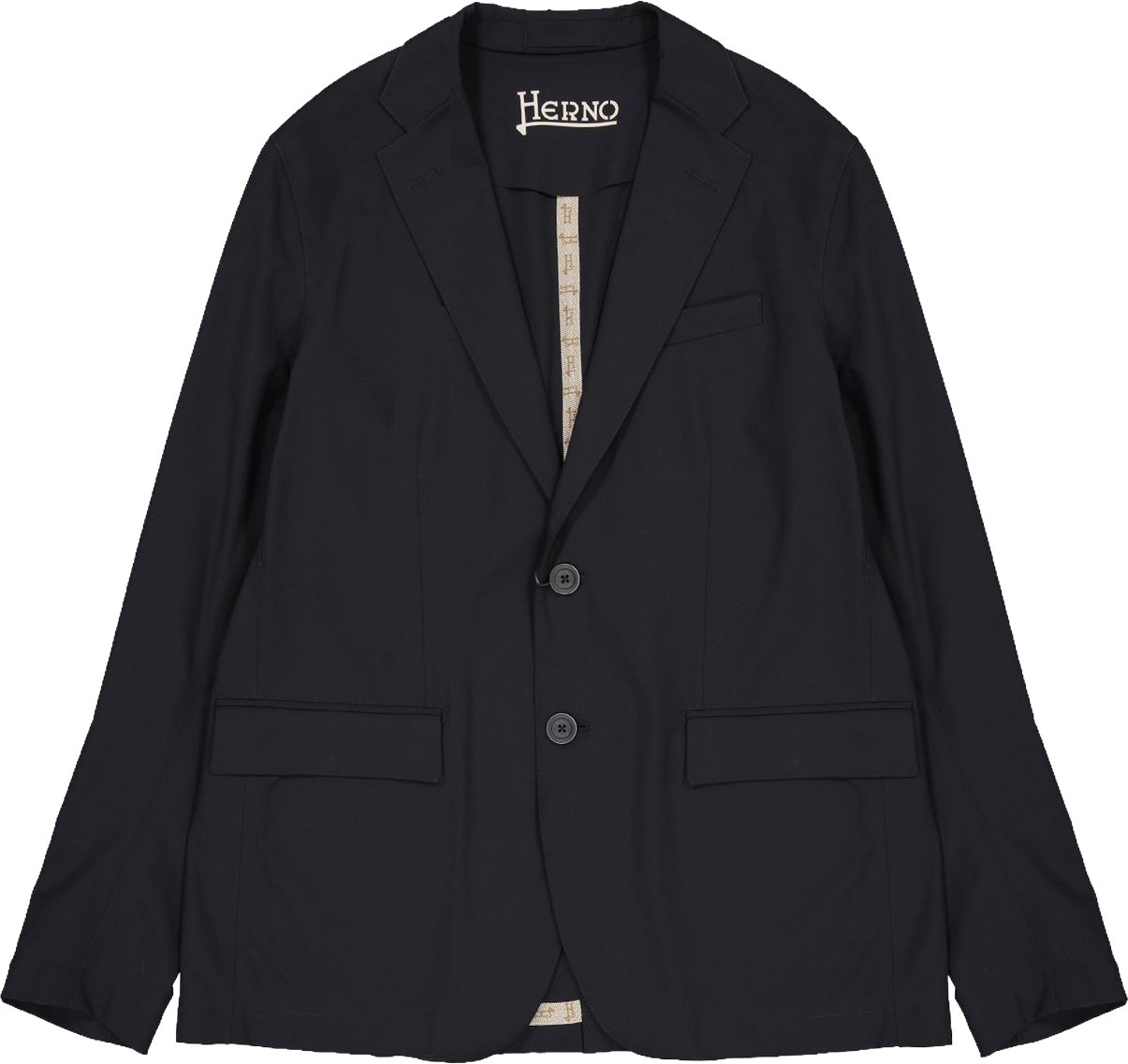 Herno Single-Breasted Blazer Zwart