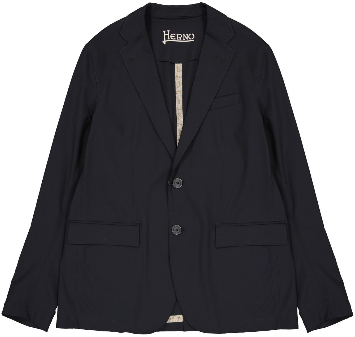Herno Single-Breasted Blazer Zwart