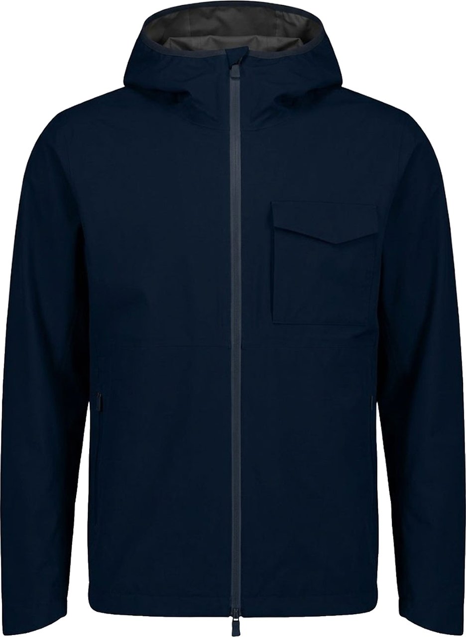 Herno Hooded Rain Jacket Blauw