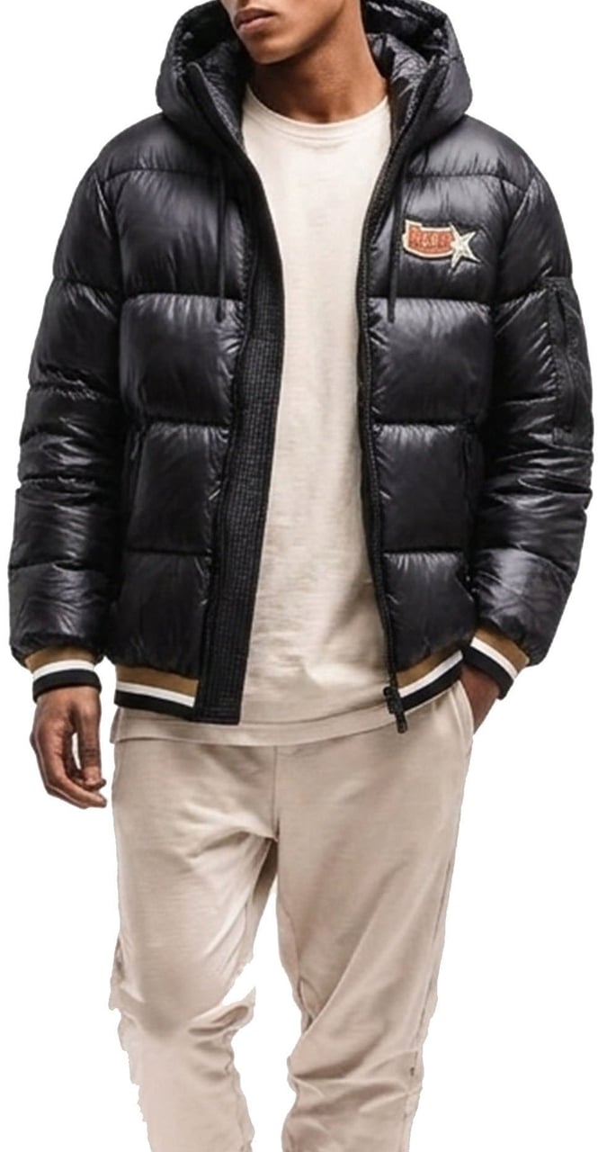 HERNO Down Bomber Jacket Zwart