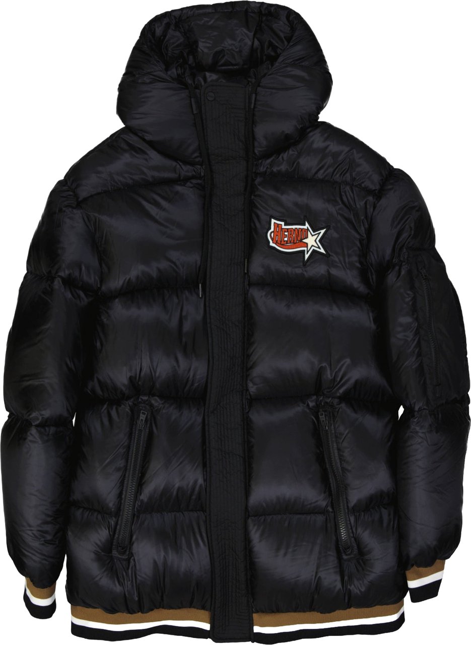 HERNO Down Bomber Jacket Zwart