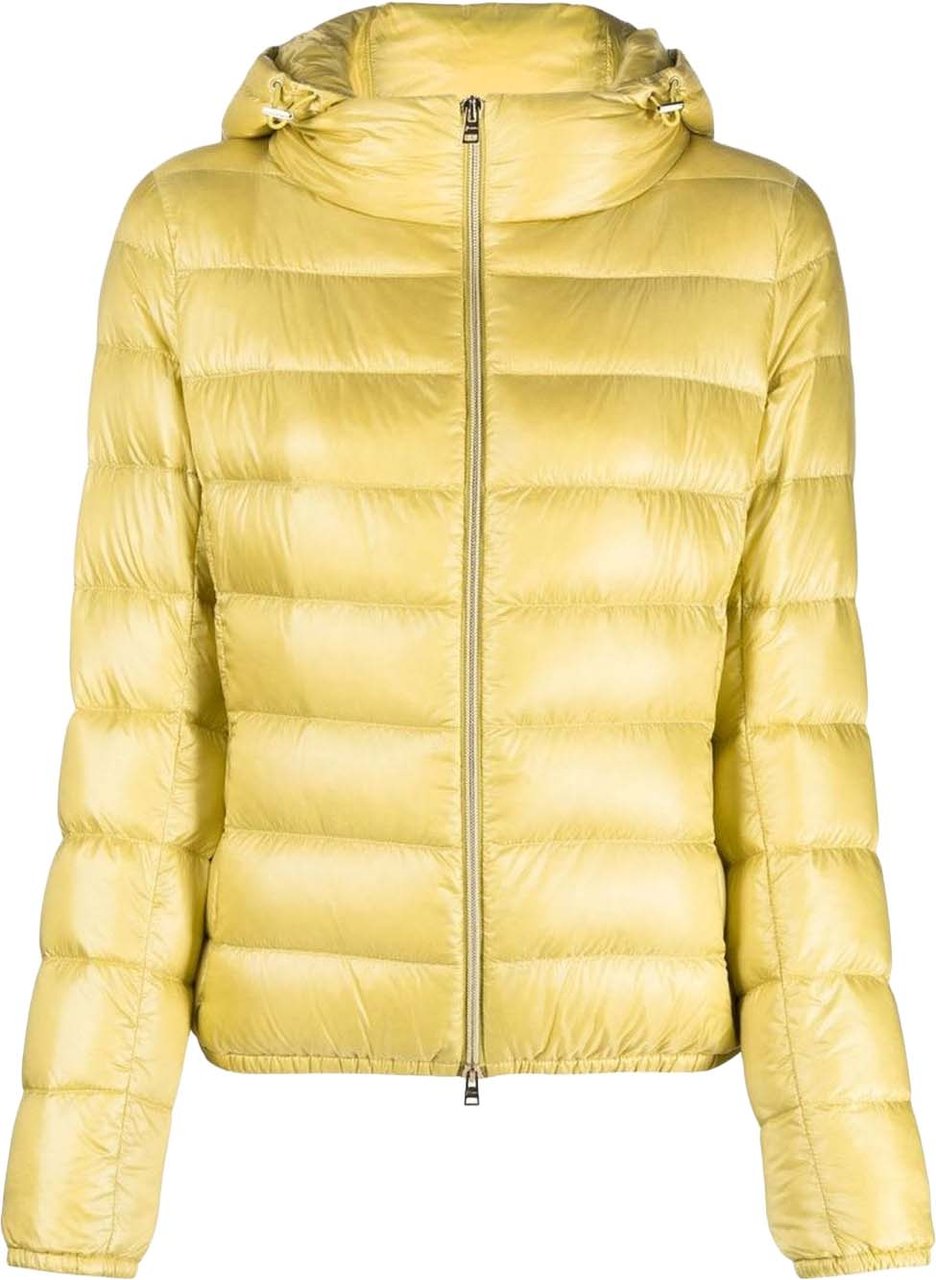 Herno Giada down jacket Geel