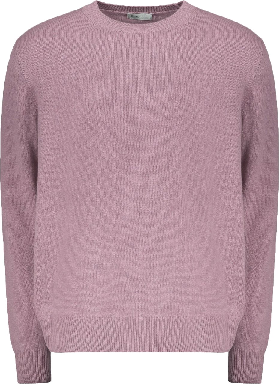Herno Cashmere Sweater Roze