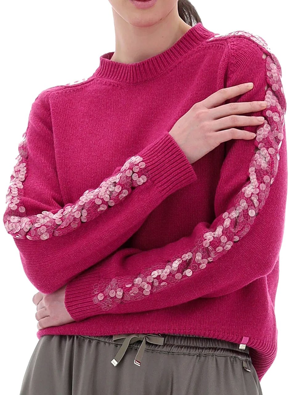 HERNO Cashmere Sweater Roze