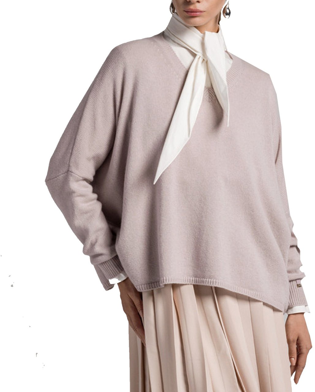 Herno cashmere pullover Roze
