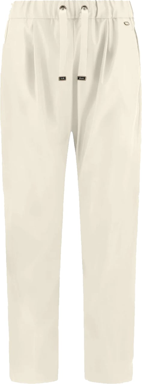 Herno Faux Leather Pants Wit