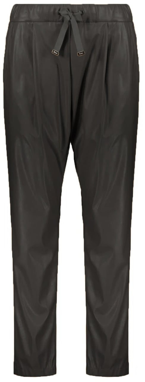 Herno elasticated drawstring trousers Zwart