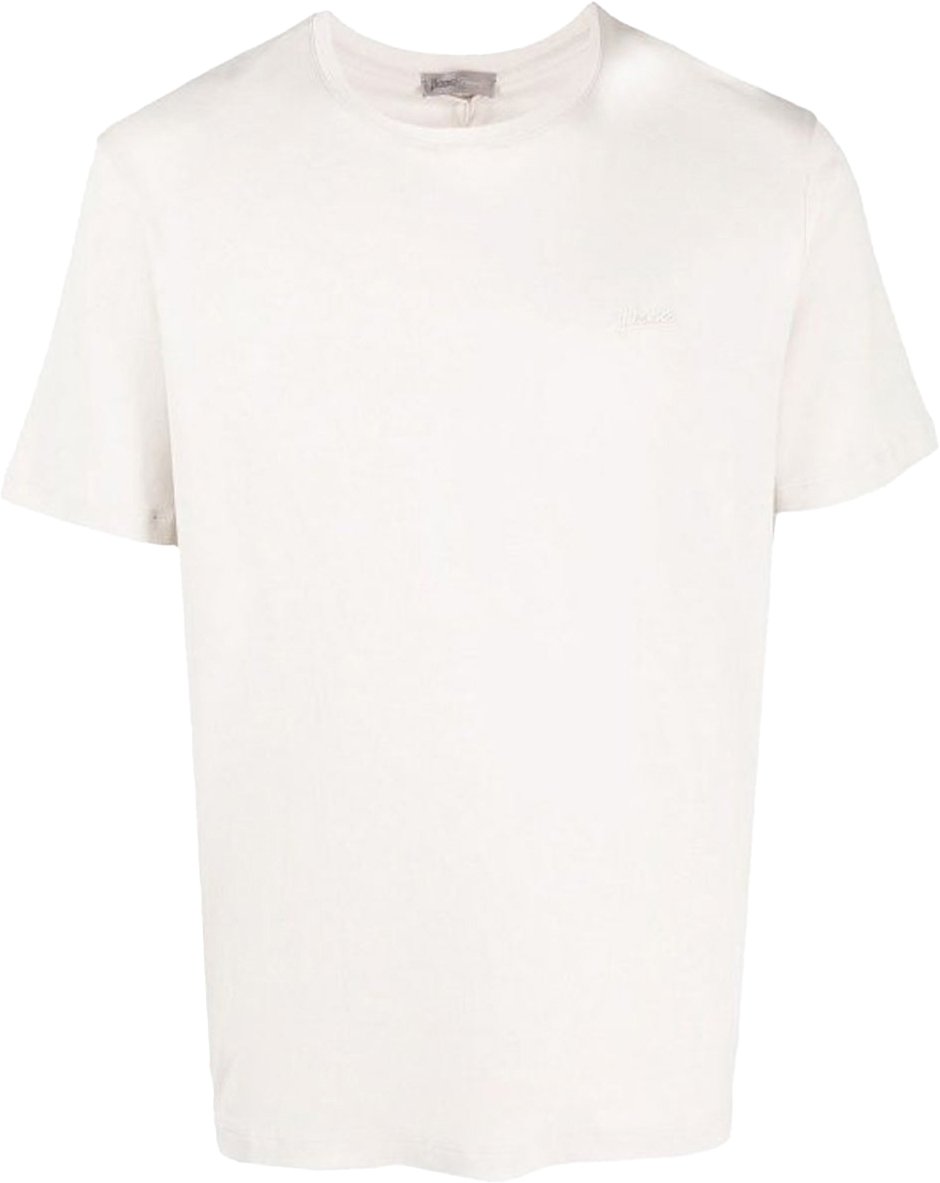 HERNO Cotton T-shirt Beige