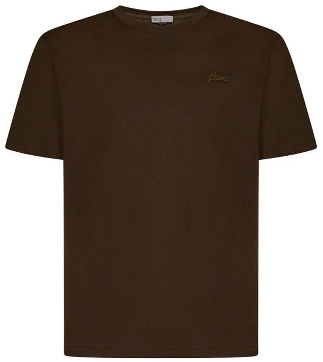 HERNO Cotton T-shirt Groen