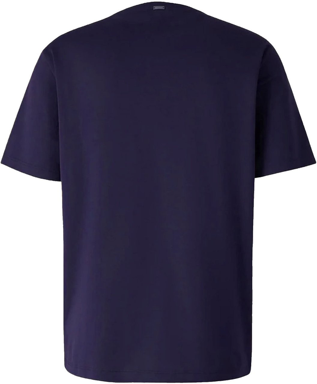 HERNO Logo Detailed Crewneck T-shirt Blauw