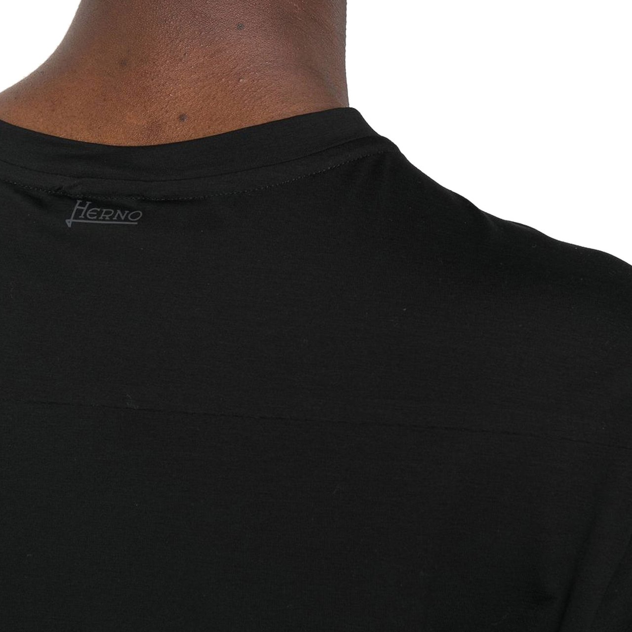 Herno Crewneck T-shirt Zwart