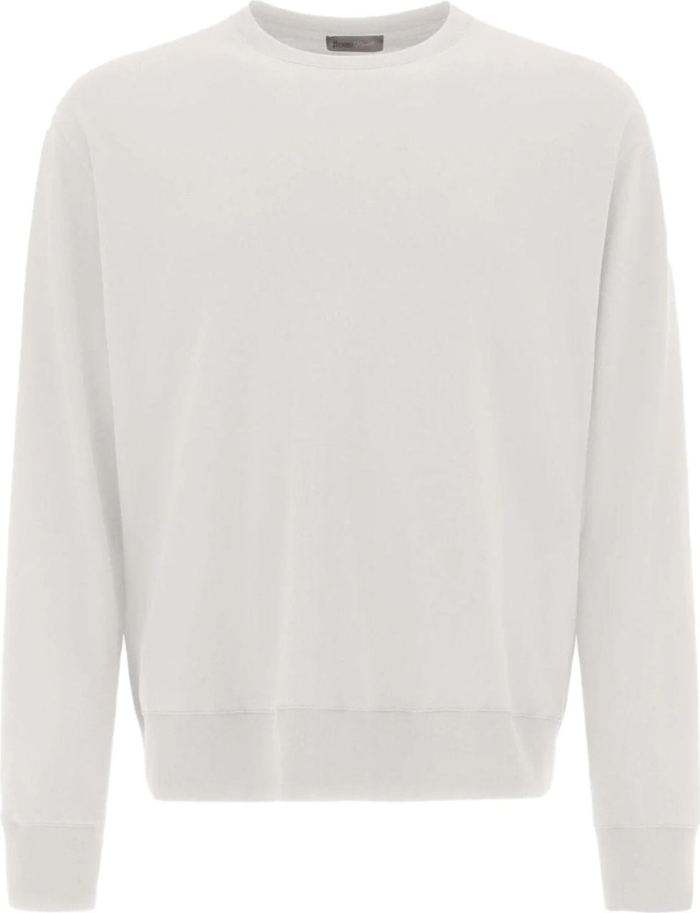 Herno Cotton Crew Neck Sweatshirt Beige