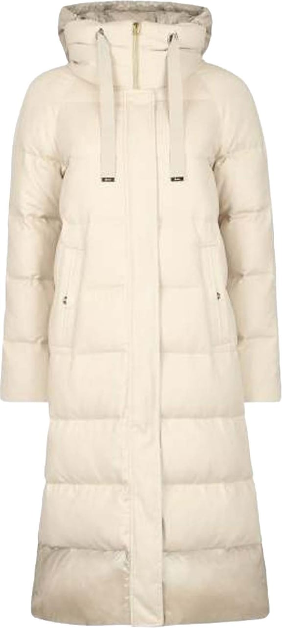 HERNO Silk And Cashmere Padded Coat Wit