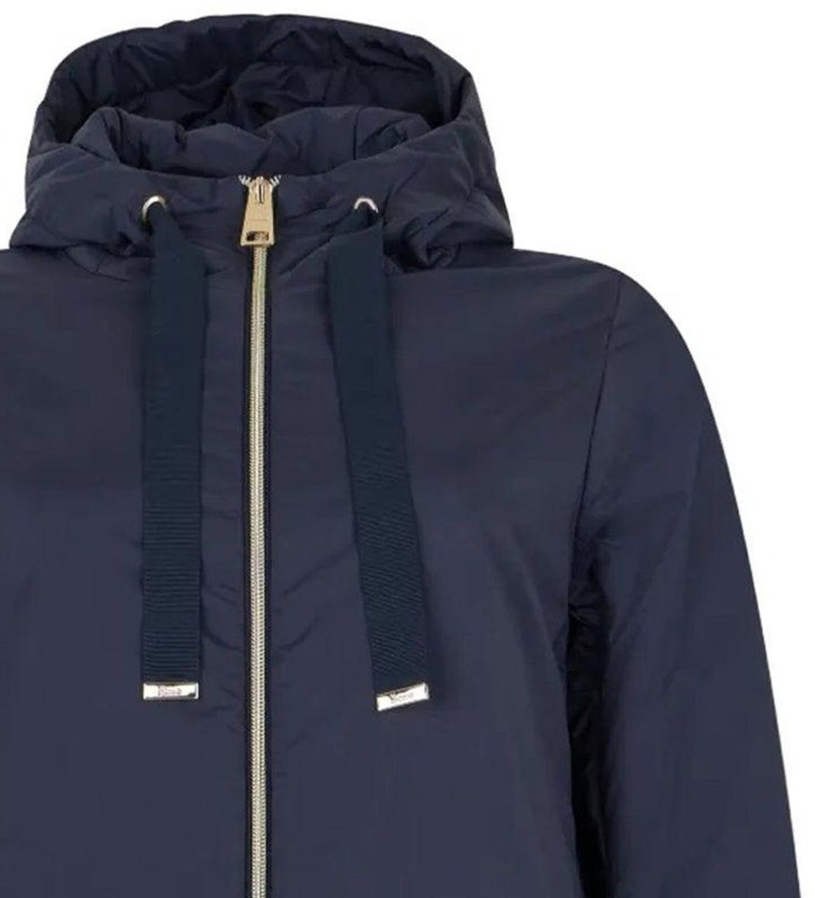 Herno Hooded Padded Jacket Blauw