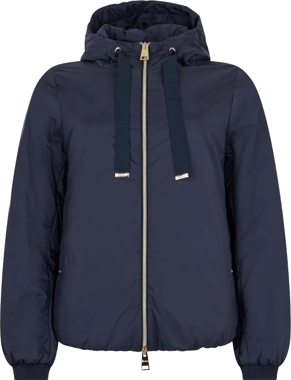 Herno Hooded Padded Jacket Blauw