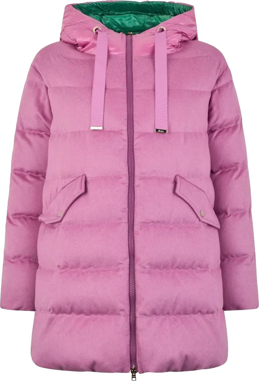 Herno Cashmere Down Jacket Roze