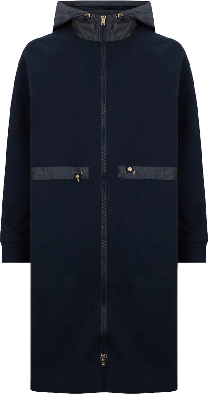 Herno Hooded Coat Blauw