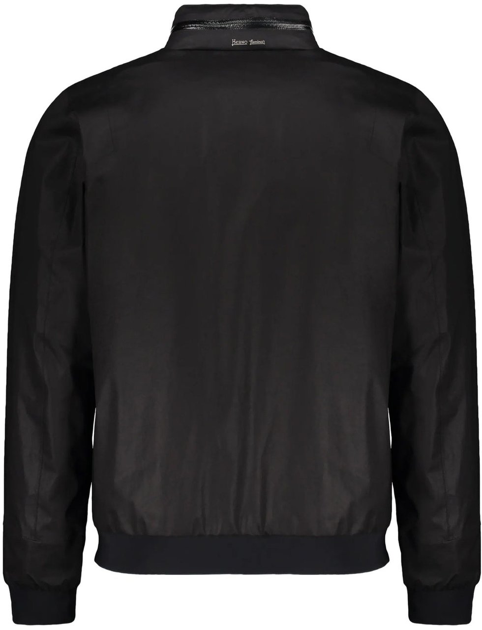 Herno Stand Collar Pocket Jacket Zwart