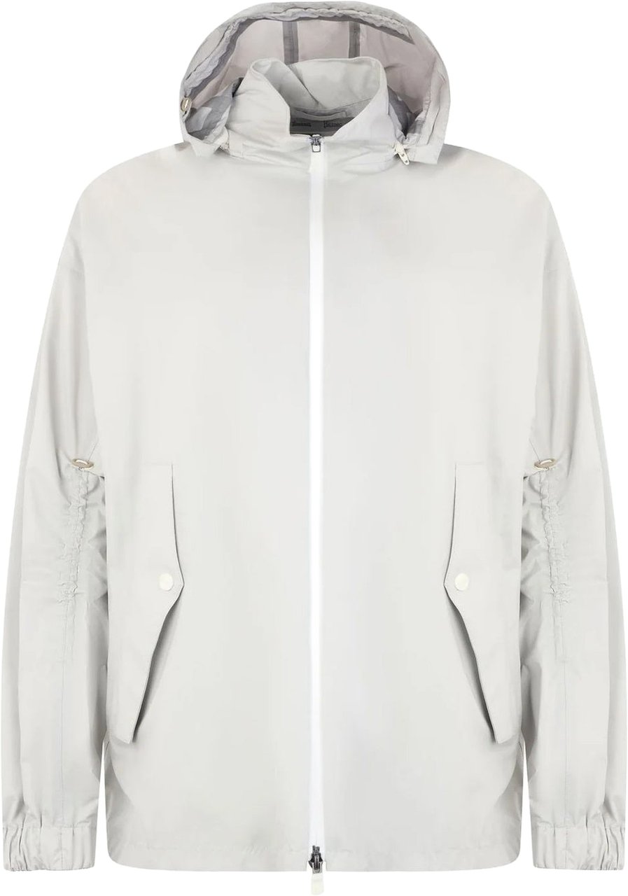 Herno Lightweight Hooded Jacket Grijs