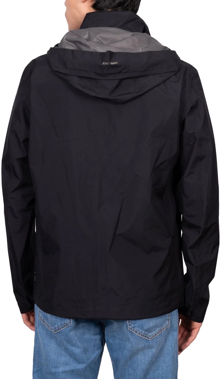 Herno Casual Hooded Jacket Zwart