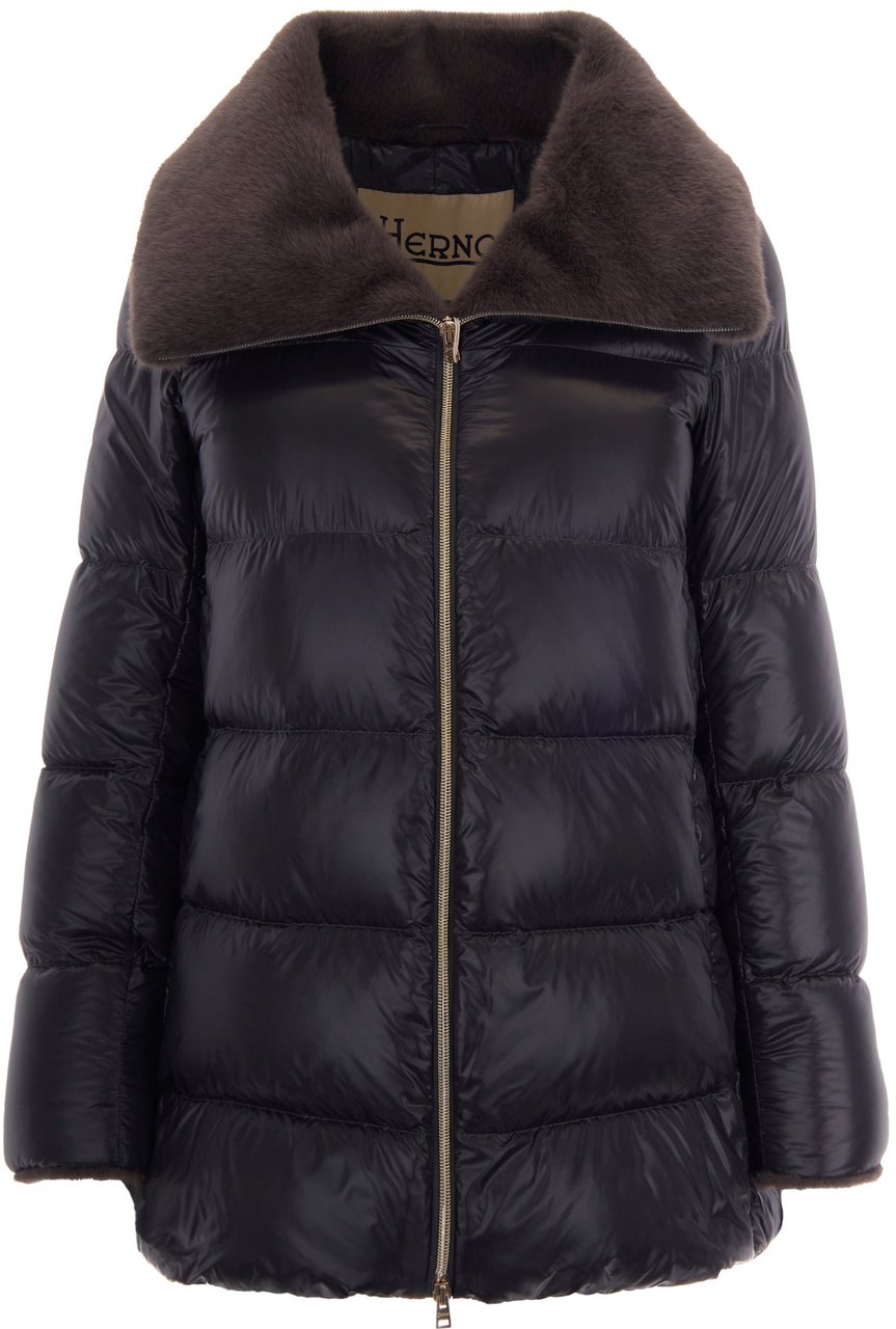 Herno Coats Ferro Zwart