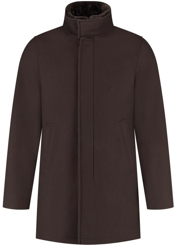 Herno Men`s Woven Coat Bruin