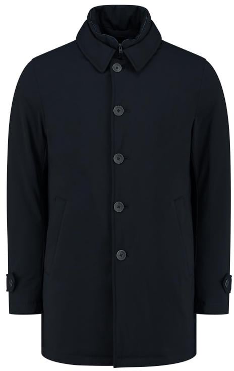 Herno Men's Knitted Half Coat Blauw