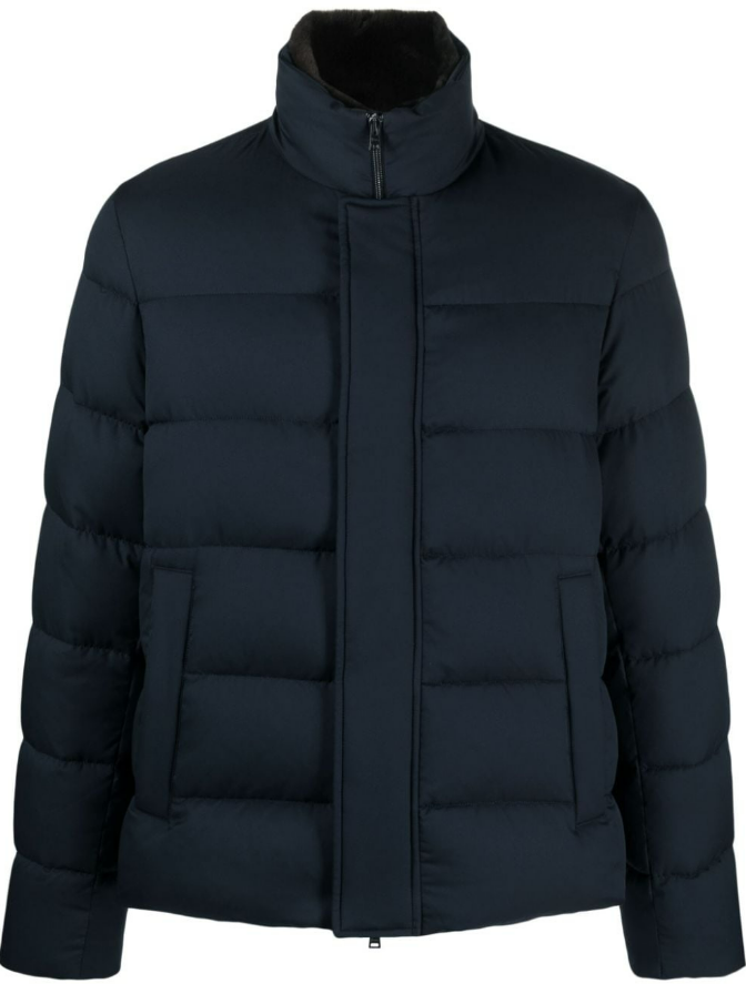 Herno Coats Blue Blauw