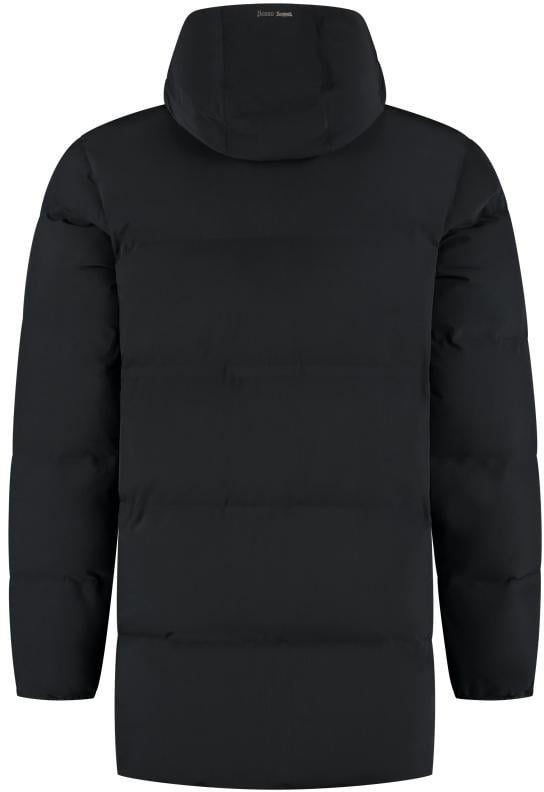 Herno Men`s Woven Half Coat Zwart
