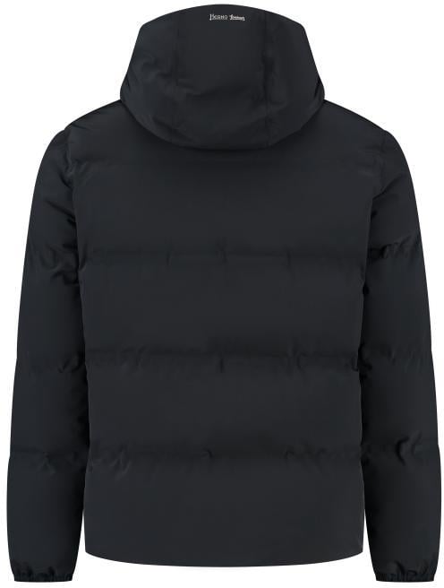 Herno Men`s Woven Half Coat Zwart