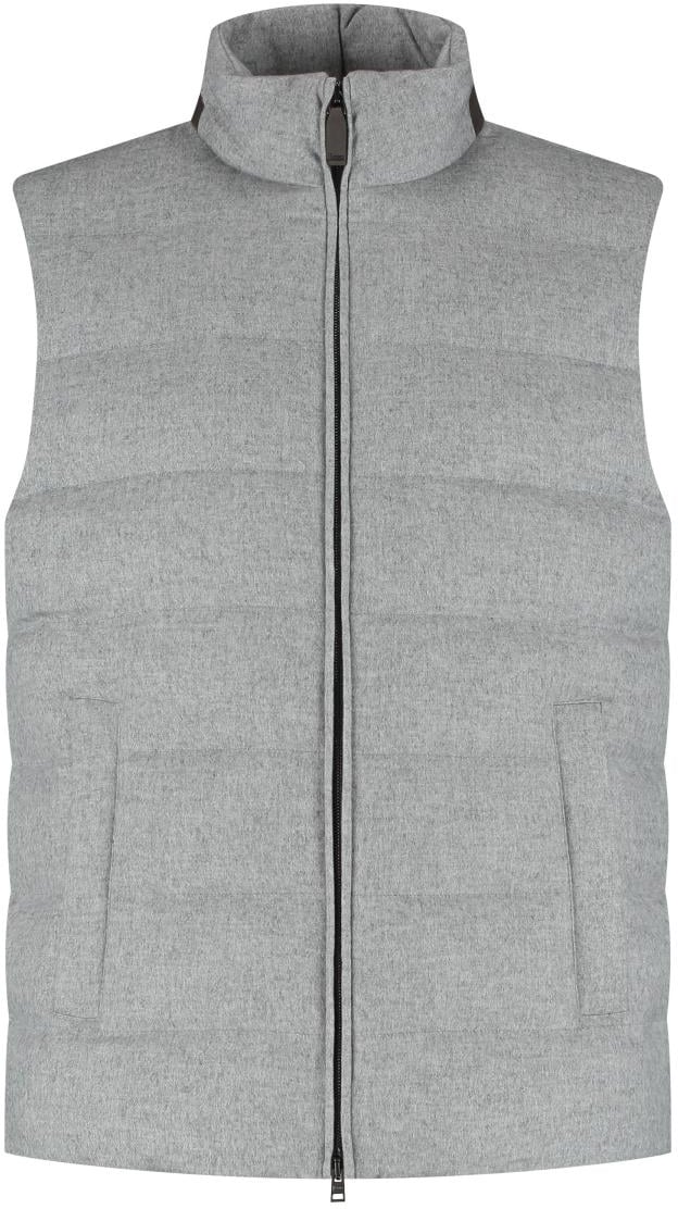Herno Men's Woven Vest Grijs