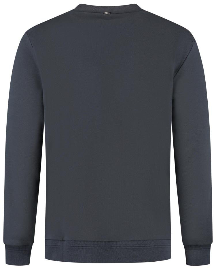Herno Felpa Girocollo Logo Blauw