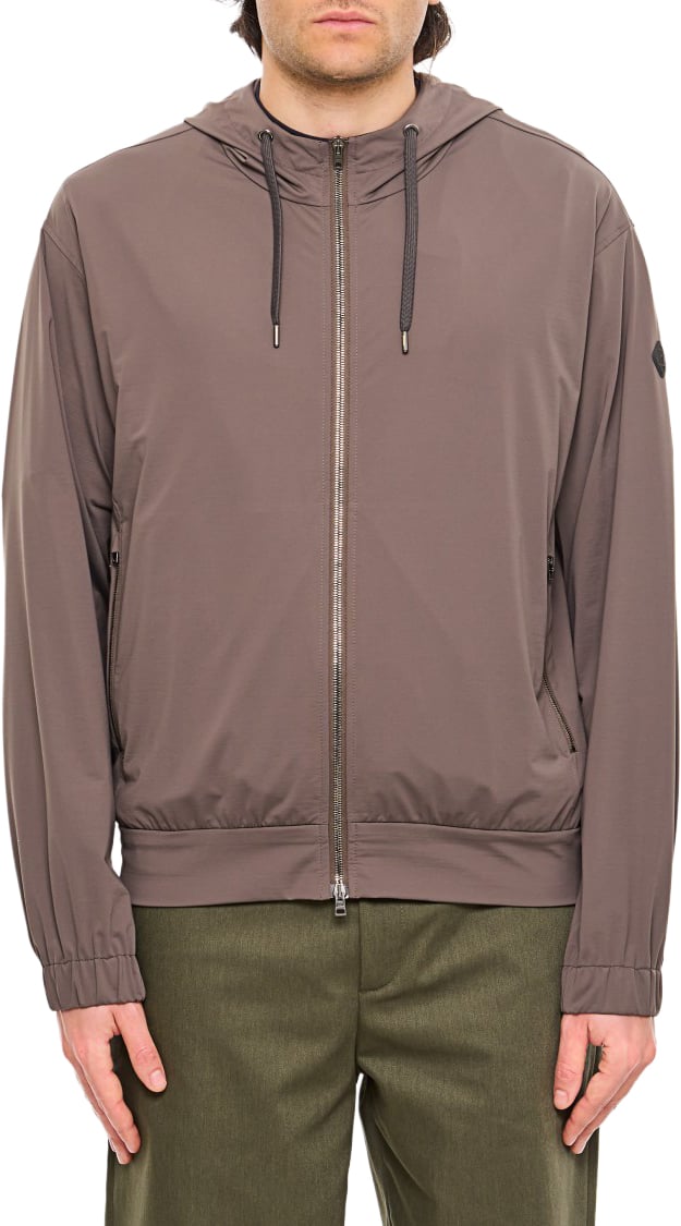 Herno Brown Hooded Sweatshirt Bruin
