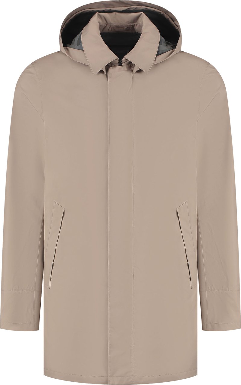 Herno Men`s Woven Raincoat Beige