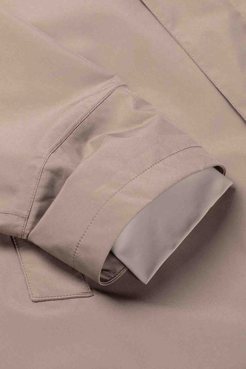Herno Men`s Woven Raincoat Beige