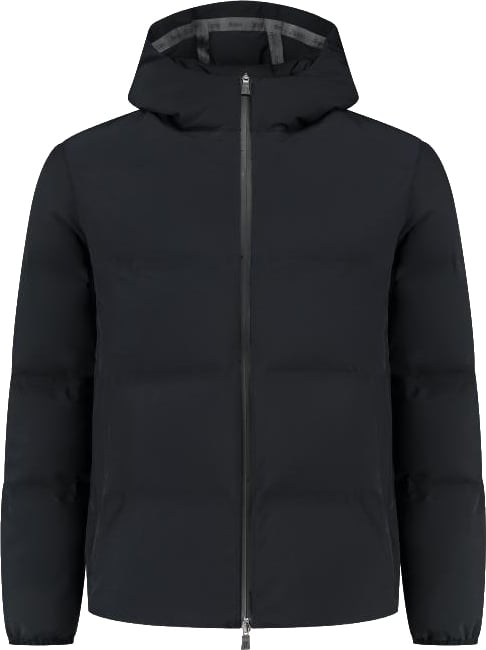 Herno Men`s Woven Half Coat Blauw