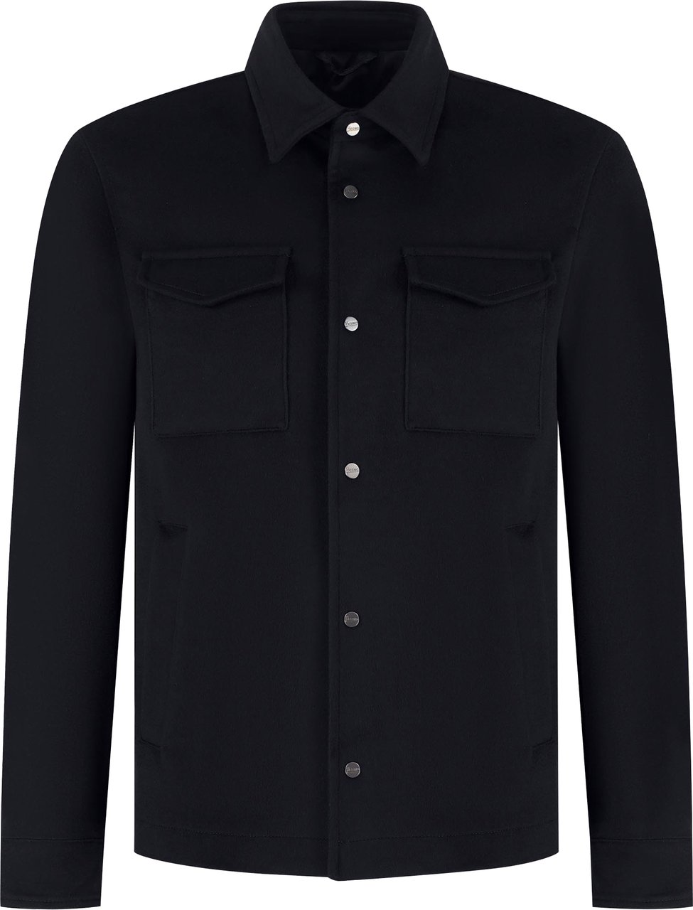 Herno Men`s Woven Jacket Blauw