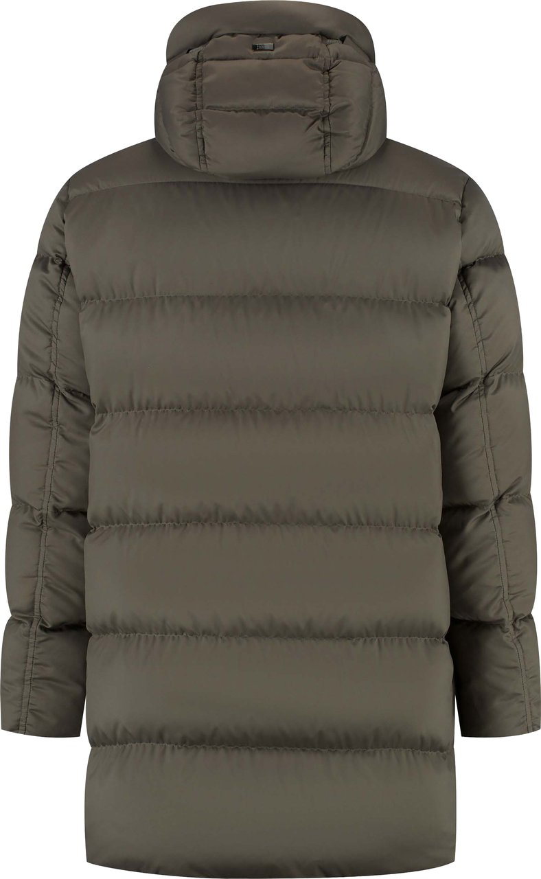 Herno Men`s Woven Half Coat Beige