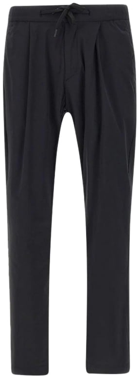 Herno Trousers Nero Zwart