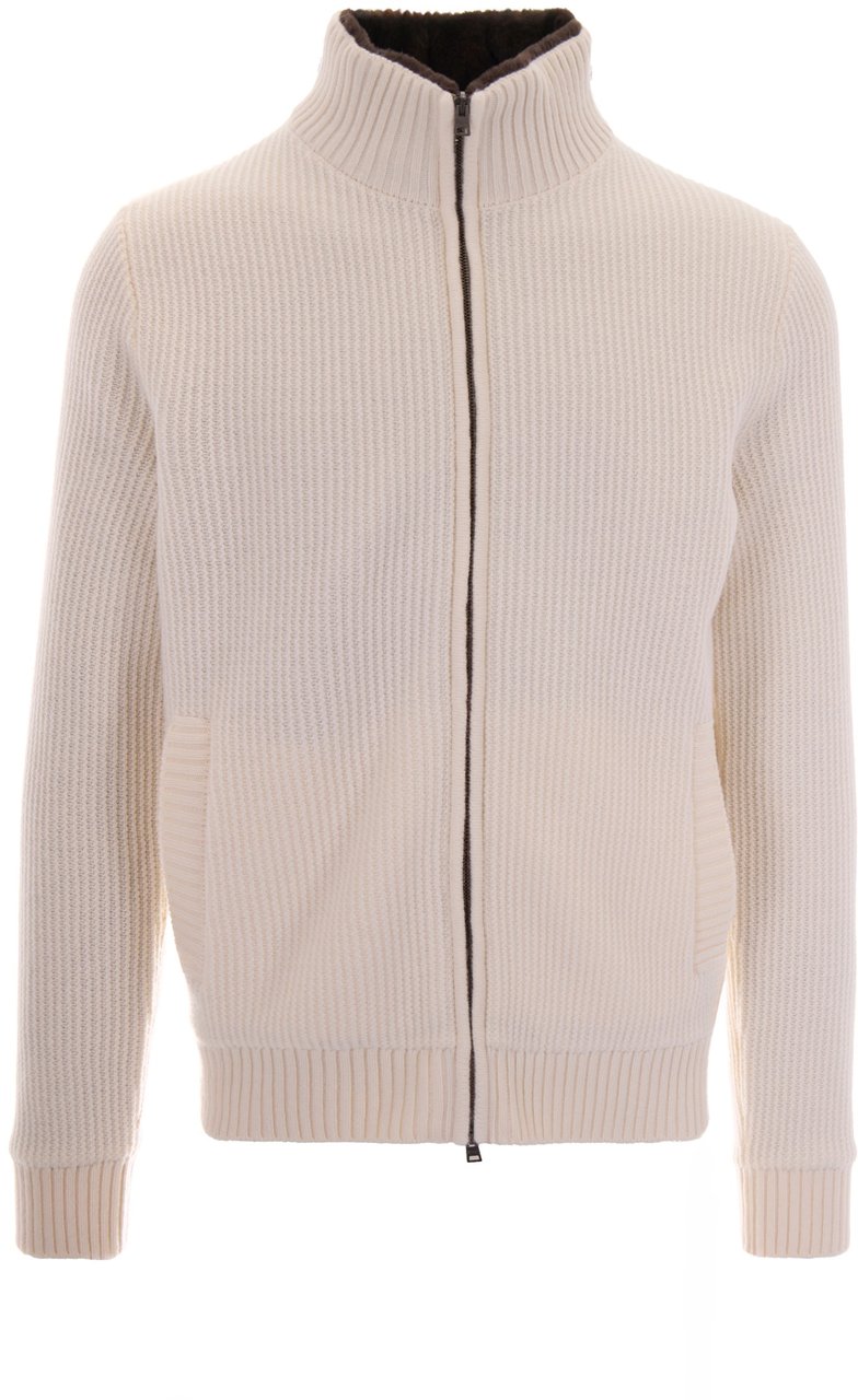 Herno Sweaters Bianco Wit
