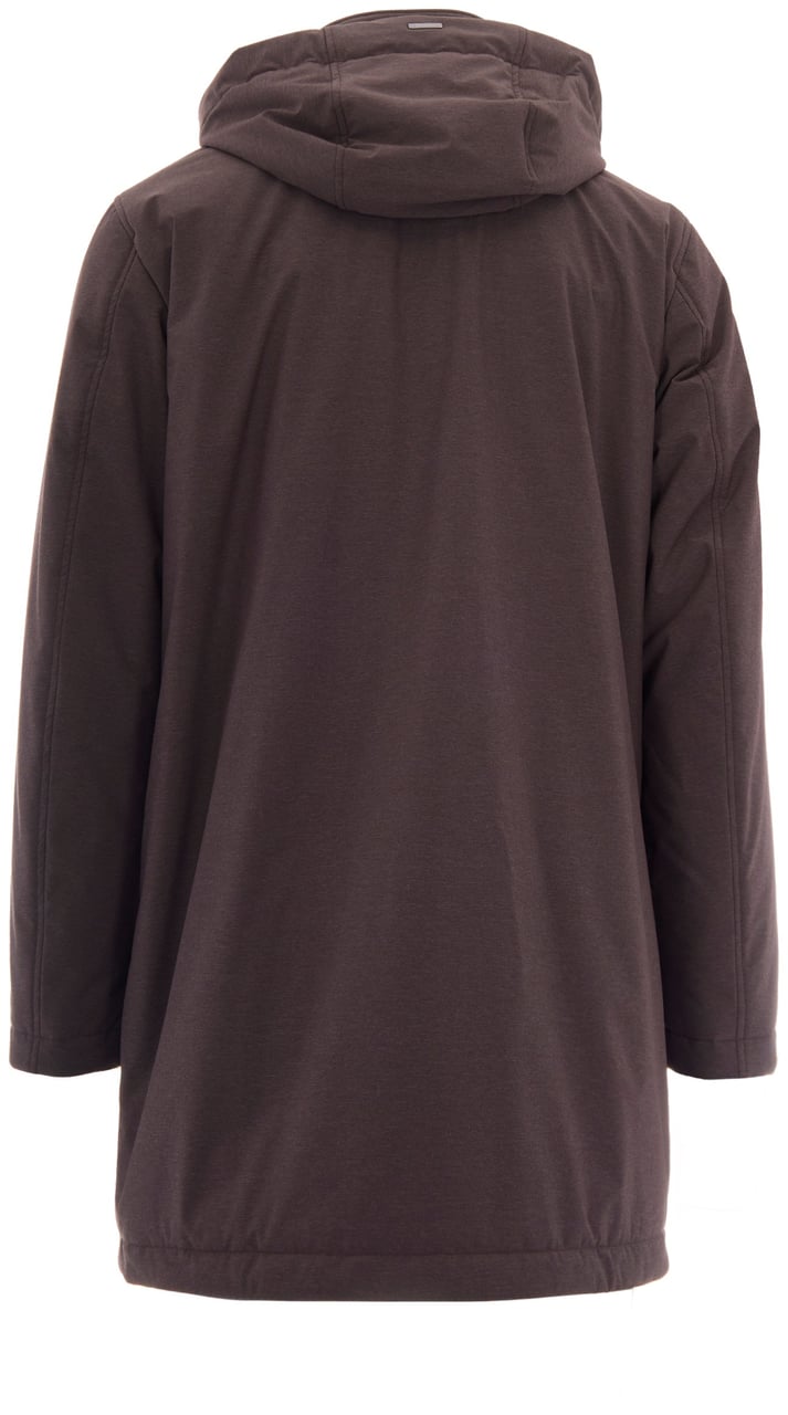 Herno Coats Marrone Scuro Bruin